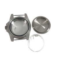 Boîtier de montre en acier inoxydable 40 mm, ensemble de bague de plongée 300 m, accessoires pour mouvements NH35 NH36