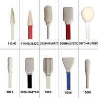 Bâtonnet de tamponnage sans peluches en mousse/polyester à pointe fine pour salle blanche, pour imprimante industrielle électrique, peinture, pistolet, lentille optique