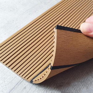 Chất lượng cao UV kháng du thuyền sàn Mat PVC Chất liệu sàn sàn gỗ tếch <span class=keywords><strong>decking</strong></span> thuyền sàn - Product Image 4