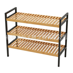 Multi Layer <b>Shoe</b> Rack Metal Bamboo <b>Storage</b> Rack <b>Space</b> <b>Saving</b> Entryway Narrow <b>Space</b> Home <b>Storage</b> Organizer - Product Image 1