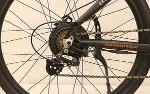 จักรยานเสือภูเขาไฟฟ้าแบบ Hardtail โครงอะลูมิเนียม แบตเตอรี่ลิเธียม 24V มอเตอร์ 250W ความเร็วสูง - Product Image 3