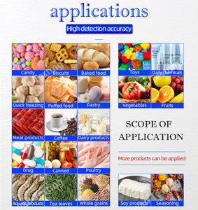 Machine de pesage de contrôle de détecteur de métaux à bande transporteuse sous vide pour viande crue et cuite transformée industrielle - Product Image 4