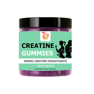 Custom Label <b>Creatine</b> Gummies with <b>Creatine</b> Monohydrate Dietary Supplement Sugar Improves Absorption Rates in The Body Gummies - Product Image 1