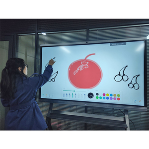 ไวท์บอร์ดอินเทอร์แอคทีฟ LCD ขนาด 86 นิ้ว 4K รองรับการสัมผัส 20 จุด กล้อง 48MP สำหรับการศึกษา การประชุม การทำงานร่วมกันทางไกล ป้ายดิจิทัล - Product Image 2