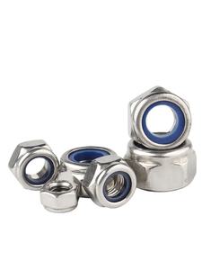 Tuercas de Fijación M2 M4 M5 M6 M8 M10 de Acero Inoxidable 304, Tuercas Antideslizantes Autoblocantes, Tapa de Tornillo Hexagonal de Nylon - Product Image 4