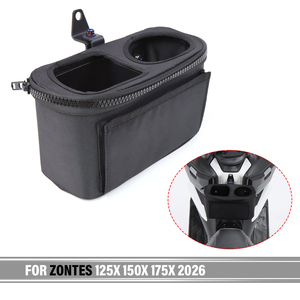 For ZONTES 125X 150X 175X 2026 Motorcycle Storage Bag Drinking Water Bottle Cage Cup Holder Scooter Cupmounts With Metal <strong>Bracket</strong> - Product Image 2