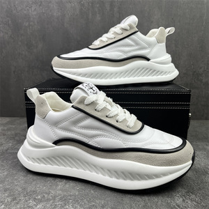 Zapatos Deportivos de Verano con Suela Gruesa y Aumento de Altura, Estilo Casual, con Cordones, Malla Transpirable, Suela de PVC, Ligeros y a la Moda - Product Image 2