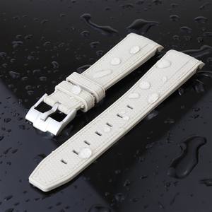 Bracelet de <span class=keywords><strong>montre</strong></span> en caoutchouc TPU à extrémité incurvée pour Omga Rlex <span class=keywords><strong>Daytona</strong></span> Sbmariner, bracelets de <span class=keywords><strong>montre</strong></span> en silicone liquide souple, multicolores, 20 mm - Product Image 4