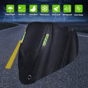 <span class=keywords><strong>Housse</strong></span> de vélo pliante extérieure étanche et anti-poussière pour vélos de route BMX E-Bikes motos en polyester durable - Product Image 3