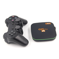 Console de Jeu Rétro en Gros G15 PRO Android avec Double Manette Sans Fil 64 Go 2.4 GHz Boîtier de Jeu Vidéo Sans Fil US 5001-10000 Jeux