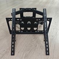 Support mural TV robuste à double bras articulé pour écrans de 40 à 80 pouces, charge maximale 50 kg, mouvement complet, 120° °   Rotation ±15° °   Tilt Factory Direct