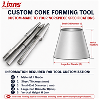 Máquina Profesional para Laminar Conos de Chapa Metálica, Máquina Hidráulica de Tipo Disco para Conformado Cónico en Fabricación de Metales