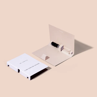 Porte-cartes de marque privée 2 ml 3 ml pour flacons d'échantillons de parfum, flacons pulvérisateurs, cartes en papier