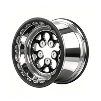 Rines de Aleación Forjados con Acabado Transparente Estilo Alpha-1, Multirradio, 18-24 Pulgadas, 5x120/5x114.3 para Challenger/Hellcat/A90/370Z