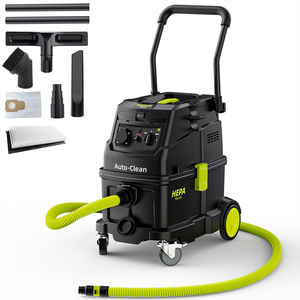 Aspirateur professionnel humide et sec Yowmoft M Class avec auto-nettoyage pour le detailing automobile, la construction, filtre HEPA, boîte empilable de 40L - Product Image 1