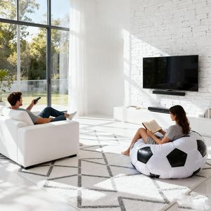 <b>Inflatable</b> <b>Sofa</b> Air Couch-Portable Waterproof Outdoor Camping Travel Lounger Living Room Modern Design PVC Material - Product Image 2