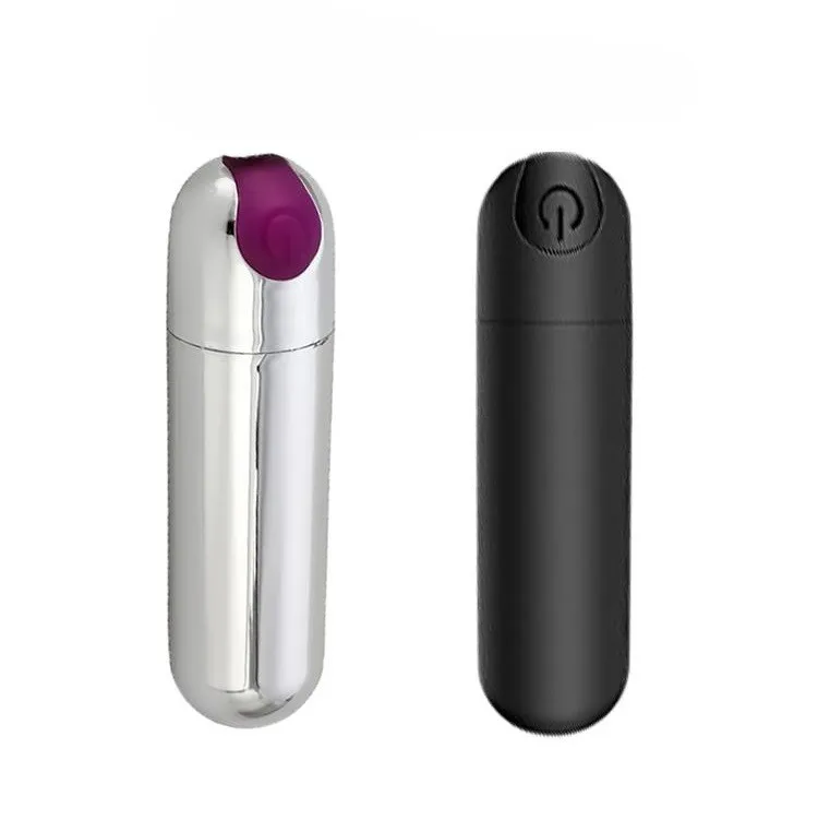 10 Vibrations modi Super leistungs starker wiederauf ladbarer Bullet Vibrator Wasserdichter diskreter tragbarer Sex Toy Bullet Vibe für Erwachsene