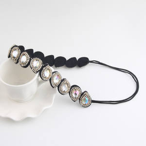 Handmade Beaded <b>Headband</b> in Different Custom Designs Hairbands in Beads and Rhinestone in Asked Size Fined Jewellery for Sale - Product Image 1