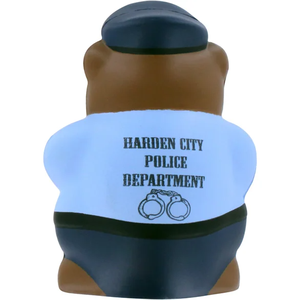 دب الشرطة الترويجي ، مخففات الإجهاد تتحمل الشرطة ، كرة رغوة مضادة للإجهاد - Product Image 5