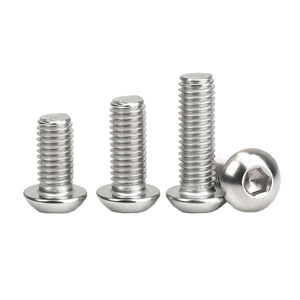 NUEVOS <span class=keywords><strong>Tornillos</strong></span> de Acero Inoxidable 316 con Cabeza de Botón, Tornillo de Cabeza Hexagonal, Tornillo <span class=keywords><strong>Allen</strong></span> de Cabeza Redonda M2 M3 M4 M5 M6 M8 M10 M12 - Product Image 1
