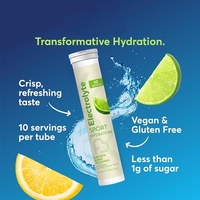 Comprimés effervescents d'électrolytes hydratants sans sucre naturel en gros, saveur citron et lime, certifiés Halal, nutrition sportive