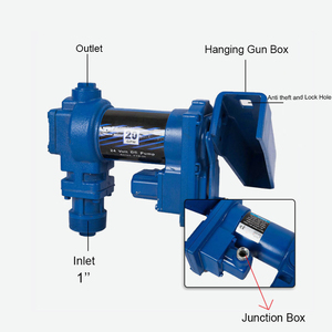 Pompe de transfert électrique antidéflagrante 1/4 CV en fonte pour essence et spiritueux minéraux, 1 pouce, haut débit - Product Image 3