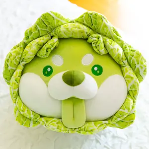 Repolho Cão Shiba Inu Bonito Fada Vegetal Anime Brinquedos De Pelúcia Fofo Recheado Planta Macia Boneca Kawaii Travesseiro Baby Kids Brinquedos Presente