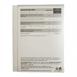 <span class=keywords><strong>Office</strong></span> 2019 <span class=keywords><strong>Professional</strong></span> <span class=keywords><strong>Plus</strong></span> USB, Caja, <span class=keywords><strong>Clave</strong></span> <span class=keywords><strong>de</strong></span> Activación 100% Online, Paquete Completo, Envío Rápido - Product Image 4