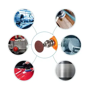 100 Stück/Beutel A/O Drehmoment-Schleifscheiben P36-P600 Schnellwechsel-Montageschleifscheiben für Metallentgratung und Polieren - Product Image 4