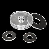 M2 M2.5 M3 M4 M5 M6 M8 M10 M12 Rondelle plate transparente en plastique Rondelle fine en silicone transparente Rondelle en caoutchouc souple Joint torique Joint en PVC
