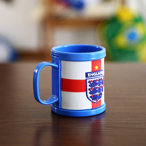 Mug en plastique avec drapeau de l'équipe nationale en relief 3D, souvenir pour les fans de football, Espagne, France, Brésil, Argentine, Angleterre, <span class=keywords><strong>Portugal</strong></span>, Allemagne - Product Image 6