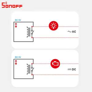 SONOFF – interrupteur Wifi intelligent RE5V1C 5V DC, module de relais wifi sans fil/auto-verrouillage, fonctionne avec Alexa Google Home eWelink alice - Product Image 5
