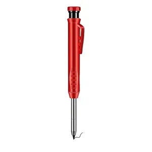 2.8mm עט עץ כתיבה קרפנטר עיפרון מילוי מובנה עמוק חור בנייה עיפרון סימון כלי בניית עיפרון