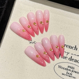 <span class=keywords><strong>Uñas</strong></span> Artificiales al por Mayor, 10 Piezas, Hermosas <span class=keywords><strong>Uñas</strong></span> <span class=keywords><strong>Acrílicas</strong></span> Hechas a Mano con Etiqueta Privada - Product Image 4