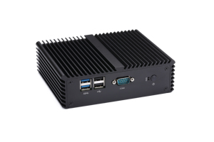Qotom Q177P 4RS232 mini pc industriel double LAN quad core J3710 1.6GHz DP Mini PC sans ventilateur - Product Image 5
