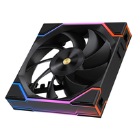 Kit de ventilateurs Infinity Mirror ARGB 3 pièces pour boîtier de PC de jeu, ventilateur de refroidissement du processeur, haute performance, installation facile