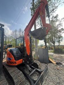 Mini pelle d'occasion HITACHI ZX55USR de 5 tonnes d'origine japonaise ZX55 Hitachi ZX70 ZX60 ZX55 vente au comptant - Product Image 6