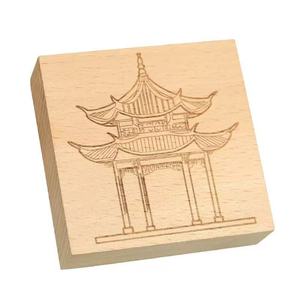 Timbres en bois 25x25x100 mm et 50x50x100 mm pour journalisation et décoration - Product Image 2