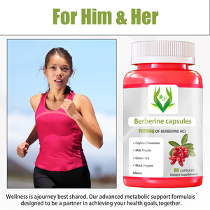 Complejo Premium de Berberina, Cápsulas de Berberina con Canela y Cardo Mariano, Apoyo para el Azúcar en la Sangre, Salud Metabólica, Cápsulas de Apoyo a la Glucosa - Product Image 6