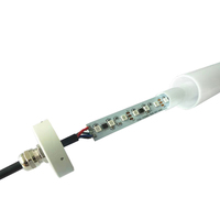Artnet Matrix DC24V programa pixel 28W 360 grados 5050 SMD RGB IC 3D digital RGB LED tubos con controlador K1000C con gancho