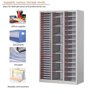 Organizador de Componentes Electrónicos, Caja de Almacenamiento de Metal para Piezas de Repuesto, Cajonera de Oficina, Archivador Transparente - Product Image 2