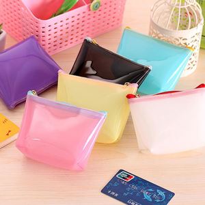Korean Waterproof Coin Wallet Purse Zipper Bag <b>Pouch</b> <b>Mini</b> Bag Silicone Coin Bag Women Key Wallet Children Kids - Product Image 2