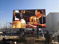 Écran d'affichage publicitaire LED commercial extérieur en aluminium coulé 960*960