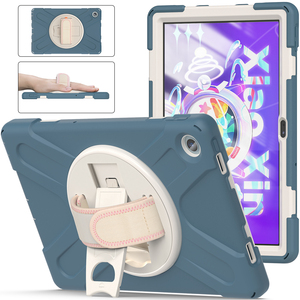 <span class=keywords><strong>Custodia</strong></span> Ibrida Robusta Antigraffio con Supporto Girevole a 360° per Tablet <span class=keywords><strong>Lenovo</strong></span> <span class=keywords><strong>M10</strong></span> Plus 3a Gen 10.6 Pollici (TB-125FU, TB-128FU, TB-128XU) - Product Image 1