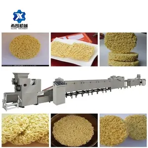 मिनी छोटे फ्राइड इंस्टेंट नूडल्स उत्पादन लाइन मैगी तुरंत नूडल बनाने प्रसंस्करण मशीन