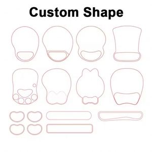 Wholesale Mat for Promotional Office Business Gifts Custom Logo Printed Mousepads Blank <b>Mouse</b> Pads With Wrist Rest - Product Image 5