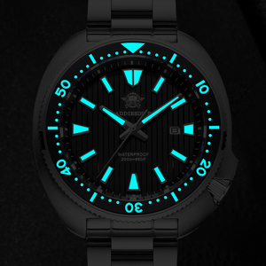 Addiesdive AD2507 Orologio Subacqueo da <span class=keywords><strong>Uomo</strong></span> Stile Minimalista Quadrante a Righe Ghiera in Ceramica Impermeabile 200M Luminoso - Product Image 4