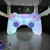 Console de jeu gonflable personnalisable, manette géante avec design imperméable et durable pour les événements publicitaires