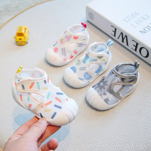 Chaussures d'été respirantes pour tout-petits, garçons et filles, à semelle souple antidérapante, sandales-chaussettes fonctionnelles pour jeunes enfants, OEM - Product Image 1
