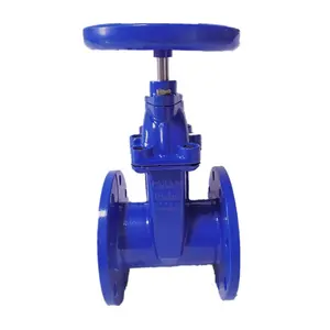 BS5163 DIN3352 F4/F5 PN10/16/25 Cast Iron GGG50 Non Rising Stem Resilient Seated 6 Inch Gate Valve